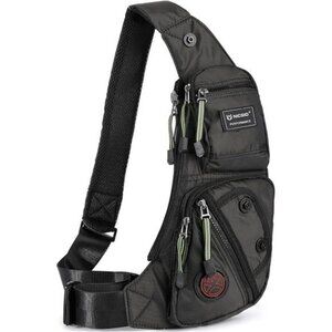 NICGID Sling Crossbody Bag Chest Shoulder Backpack Travel Daypack Unisex